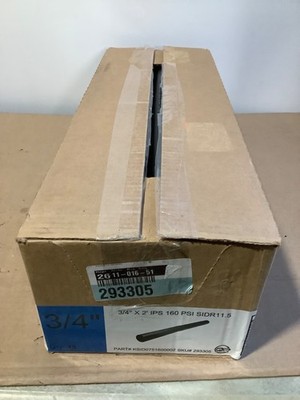 3/4  x 2  160 psi Polyethylene Pipe 293305, Qty 48