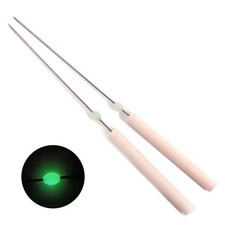 Stainless Steel Fishing Bait Needle Baiting Fast Penetrate Earthworm Gas Needle