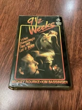 9 1/2 WEEKS VHS 1986 CLAMSHELL CASE ROADSHOW HOME VIDEO ROURKE BASSINGER AUST