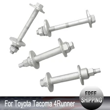 Set of 4 Front Control Arm Adjustment Bolt For Toyota Tacoma 4Runner FJ Cruiser