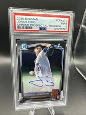 2025 Bowman - Chrome Prospect Autographs Jonah Tong #CPA-JTO (AU, RC)