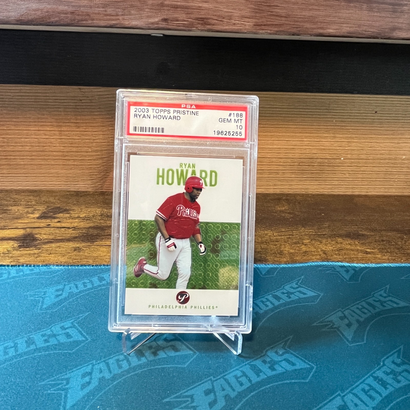 2003 TOPPS PRISTINE RYAN HOWARD  PHILLIES PSA GEM MINT 10