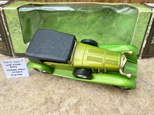 MATCHBOX LESNEY YESTERYEAR Y16-2 MERCEDES ISSUE ?? TWO TONE SCARCE *NMIB*