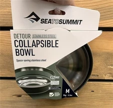 SeaToSummit - Detour Stainless Steel Collapsible Bowl M