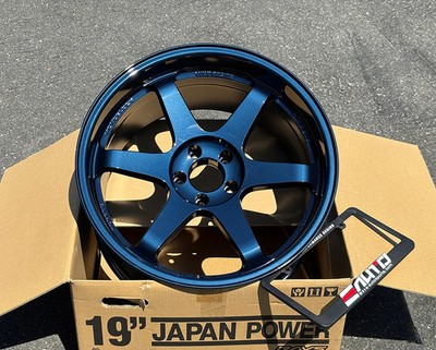 Rays Volk Racing TE37SL Mag Blue Wheel 19