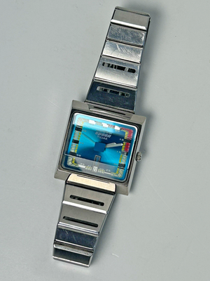 #ad Vintage Seiko Blue Spoon Pulsar Wristwatch V733 5A70 like Alba Aka 5A40 Japan $242.00