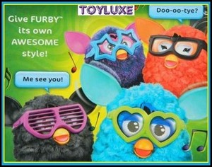 Furby-FRAMES-2-Pk-GLASSES-amp-STICKERS-Accessories-for-Interactive-Electronic-Toy