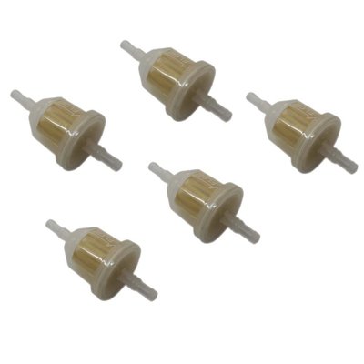 New Pack of 5 Fuel Filter fit for 1/4''- 5/16'' Fuel Lines Universal Heavy Duty