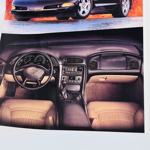 1998 Official Corvette Chevrolet Dealer Auto Show Promo Poster both sides unused - Picture 12 of 22