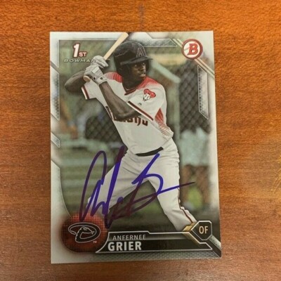2016 Bowman Draft Card #BD11 Anfernee Grier 1st Bowman SIGNED Autograph AUTO