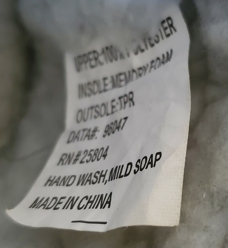 Moccasin Slippers - Indoor Outdoor with Memory Foam Sole,Soft Warm Tan #2 - USED - Picture 6 of 6