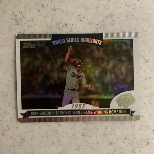 2004 Topps - World Series Highlights #WS-KG Kirk Gibson