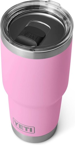 YETI Rambler 30oz Power Pink Tumbler with MagSlider Lid Car Cup - Picture 2 of 3