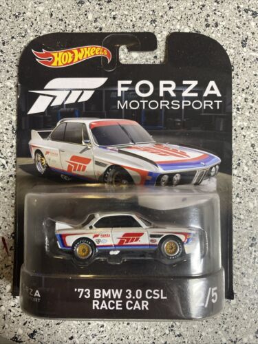 HOT WHEELS FORZA MOTORSPORT 73 BMW 3.0 CSL RACE CAR NEW!