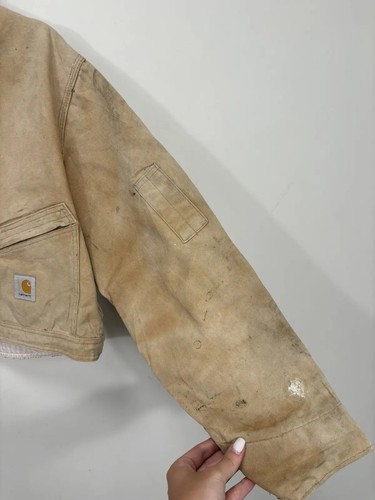 Vintage 90s Carhartt USA Hype Boxy Cropped Detroit Jacket - Bild 9 von 20