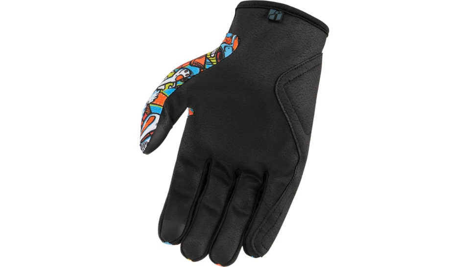 NUEVO ICON 3301-4425 Guantes Hooligan Redoodle - Rojo/Azul - 3XL - MOTOCICLETA/ATV Foto 2 de 3