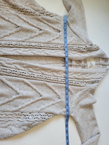 Anthropologie Angel Of The North Anais Wool Blend Long Cardigan Size Small - Picture 4 of 7