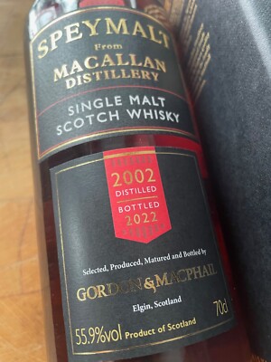 MACALLAN 20YO Gordon & Macphail Scotch Whisky 55.9% nur 247 Flaschen Cask 9547