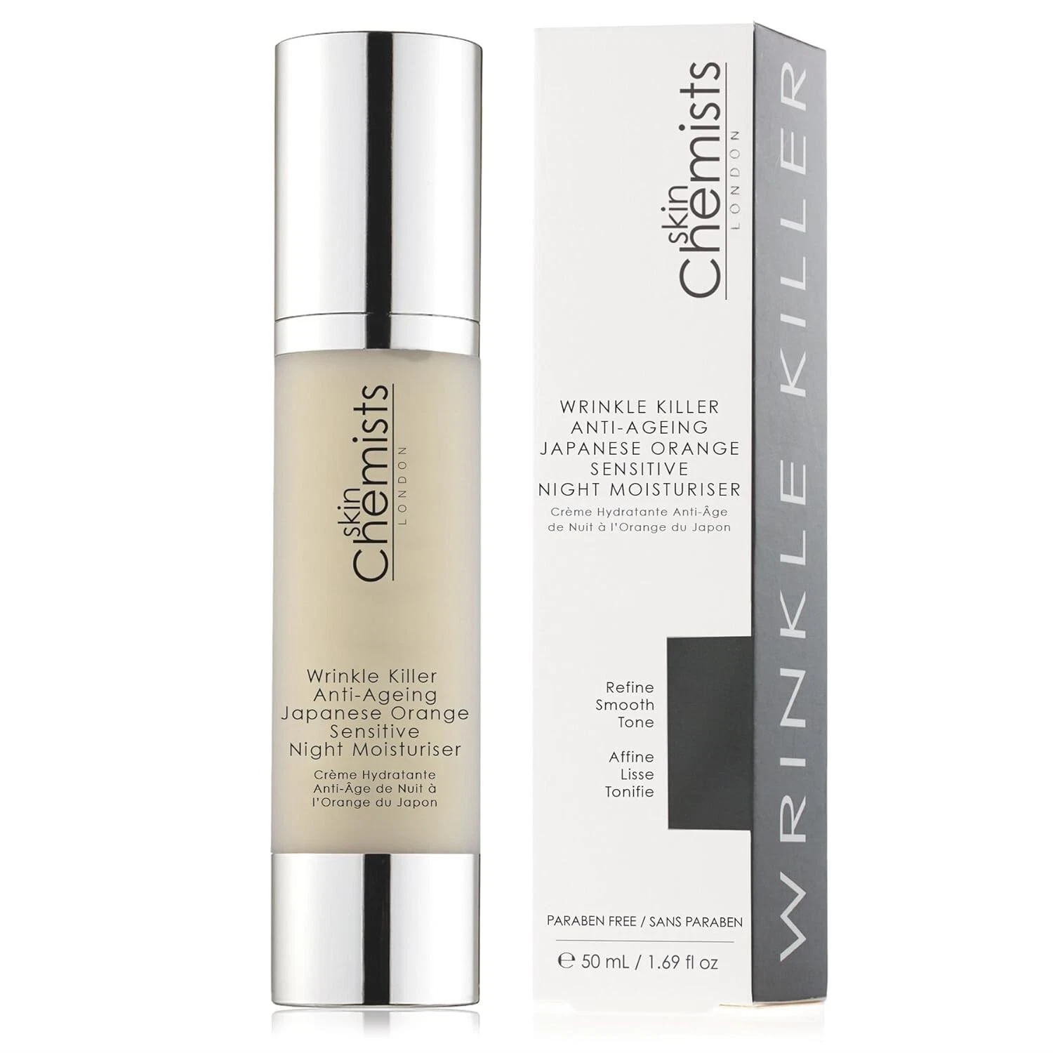 skinChemists Wrinkle Killer Anti Ageing Japanese Orange Sensitive Night Cream