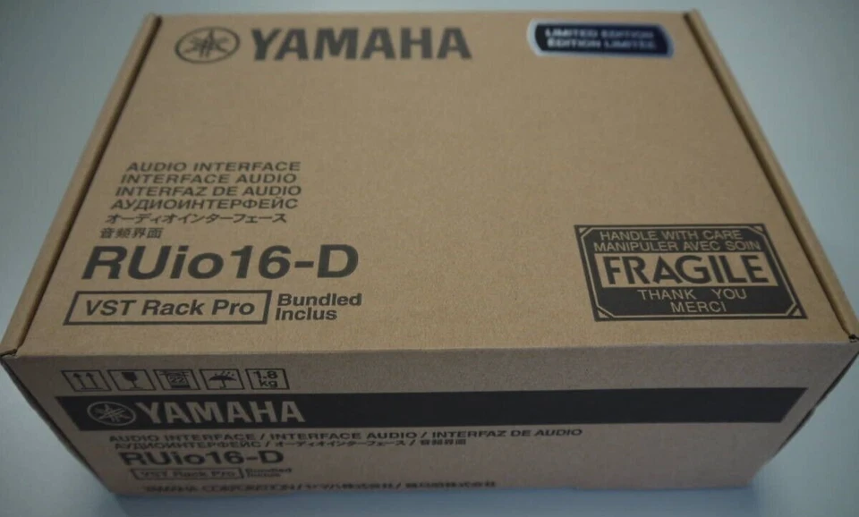 YAMAHA RUio16-D Dante Interfaccia Audio USB Ingresso Analogico Uscita Nero da... - Immagine 2 di 2