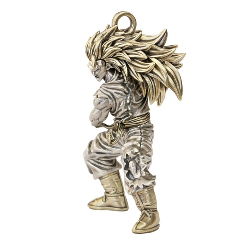 925 Sterling Silver Super Fighter Sun WuKong Pendant Punk Decoration TA415B - Picture 7 of 16