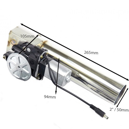 51mm Válvula Escape Eléctrico Válvula Control Regulable Sistema Tubo Repuesto - Imagen 2 de 4