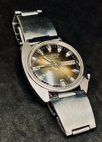 Vintage Citizen Para Water Herren 34 mm mechanische Automatikuhr SS Bronze Zifferblatt - Bild 3 von 13
