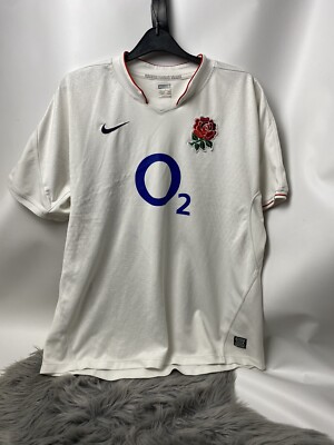 Nike British england Rugby Union Team Shirt Jersey Mens size L | eBay