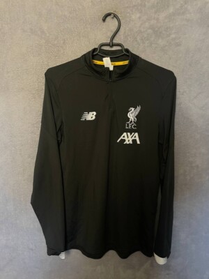 Liverpool Training Jacket Long Sleeve Black New Balance Polyester