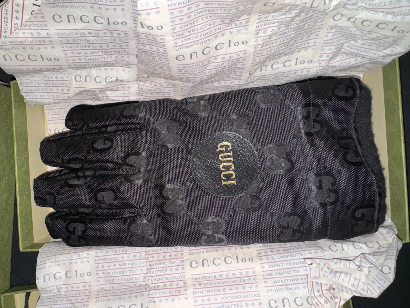 Gants de ski homme Gucci GG Supreme