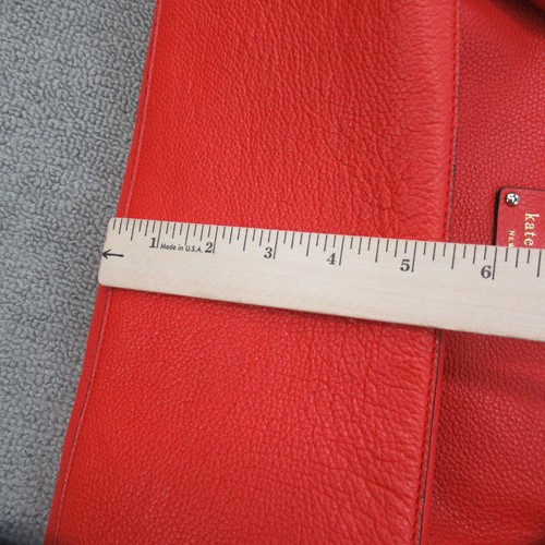 Kate Spade Tasche Stevie Berkshire Road Schultertasche Rot Pebbled Leder - Bild 6 von 13