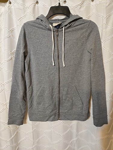 Universal Threads grauer Hoodie Sweatshirt mit durchgehendem Reißverschluss Damen Gr. S