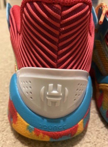 Nuevo sin caja Adidas Harden Stepback J Zapatos FY2983 TALLA 6 Cian Solar Dorado Edición Limitada - Imagen 4 de 8