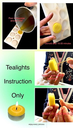 Silicone Christmas jingle bell Tealight candle Mold wax melt chocolate soap - Picture 10 of 10