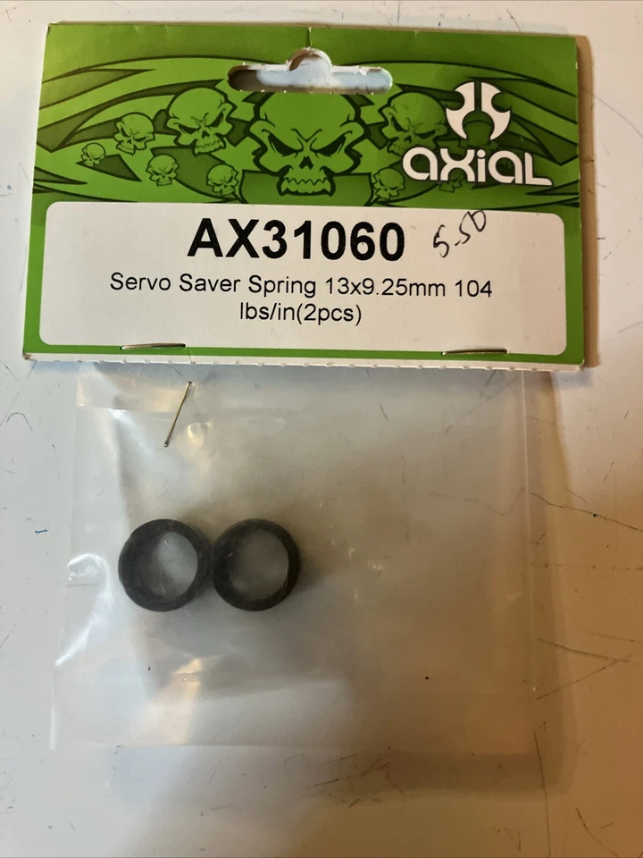 AX31060 AXIAL SERVO SAVER SPRING 13 X 9.25 MM 104 LBS/IN (2 PCS) YETI - Image 2 of 4