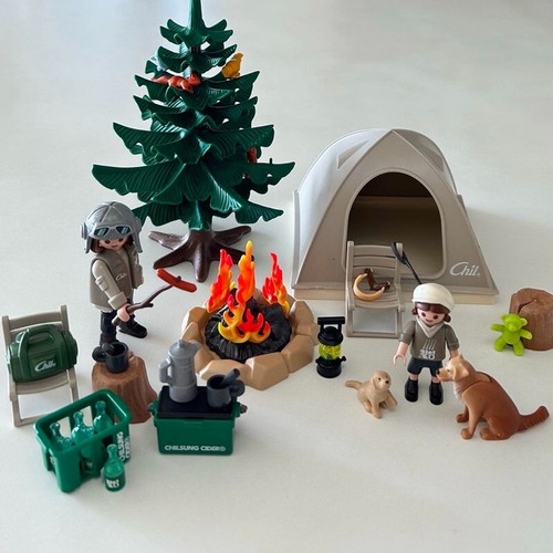 PLAYMOBIL X Chilsung Limited Edition Camping Set 71312 Figures Toy Goods Korean - Picture 4 of 13