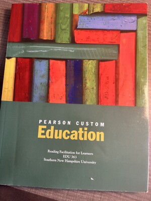 Pearson Custom Education Reading Facilitation for Learners EDU-363