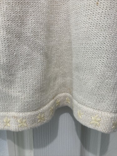 Quacker Factory Holiday Cardigan Sweater Size Medium Christmas Winter (Read) - Picture 6 of 12