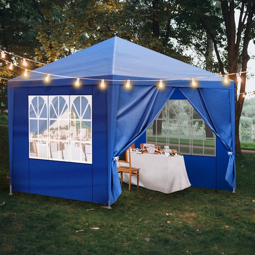 10'x10' Patio Gazebo Waterproof Outdoor Canopy Tent Party Tent With 4 Walls 4 - Picture 11 of 17