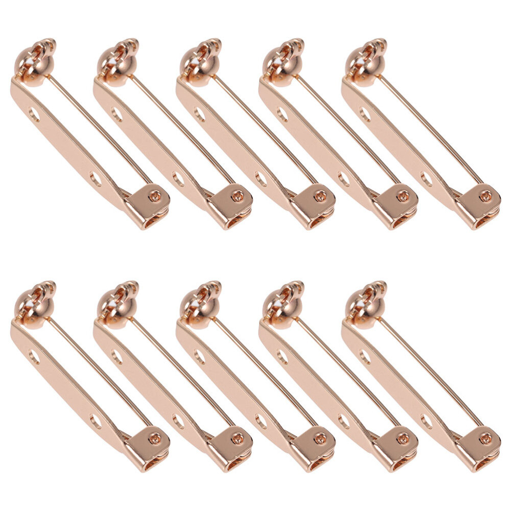 10 Pcs Jewelry Accessories Safety Pins for Badge Preserve Color eBay