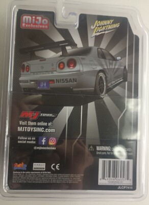 Johnny Lightning 1999 Nissan Skyline GT-R (BNR34) Rising Sun