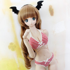 1/6 1/4 1/3 SD16 SID/EID BJD Clothes Doll Outfit Striped Swimwear Bikini 3Colors