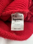 Lettres épissées bloc rouge Supreme Beanie