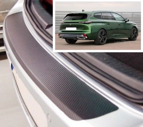 Protector parachoques trasero estilo carbono peugeot 308 sw mk3 - Imagen 1 de 4