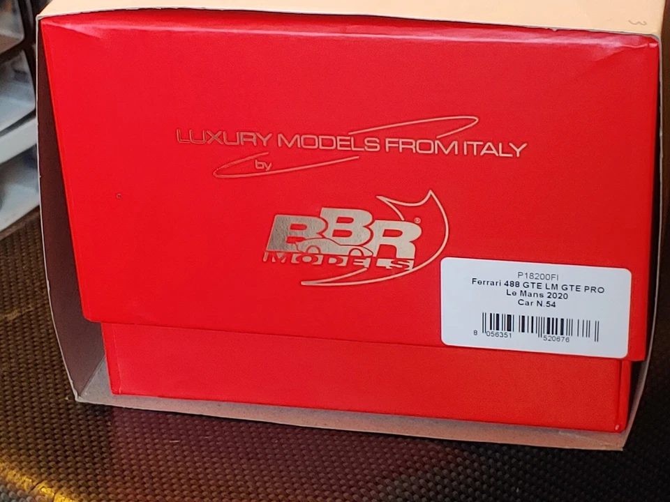 BBR 1:18 FERRARI 488 GTE Pro #54 Fisichella Le Mans 2020 -RARE Lm. N. 330 Pcz - Immagine 3 di 4