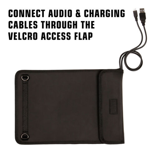 Neoprene Tablet Sleeve with Screen Protector & Adjustable Shoulder Strap (Black) - Picture 6 of 9