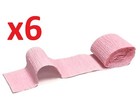 6 Rolls Light Pink Party Crepe Paper Streamers Birthday Wedding Decorations 14m