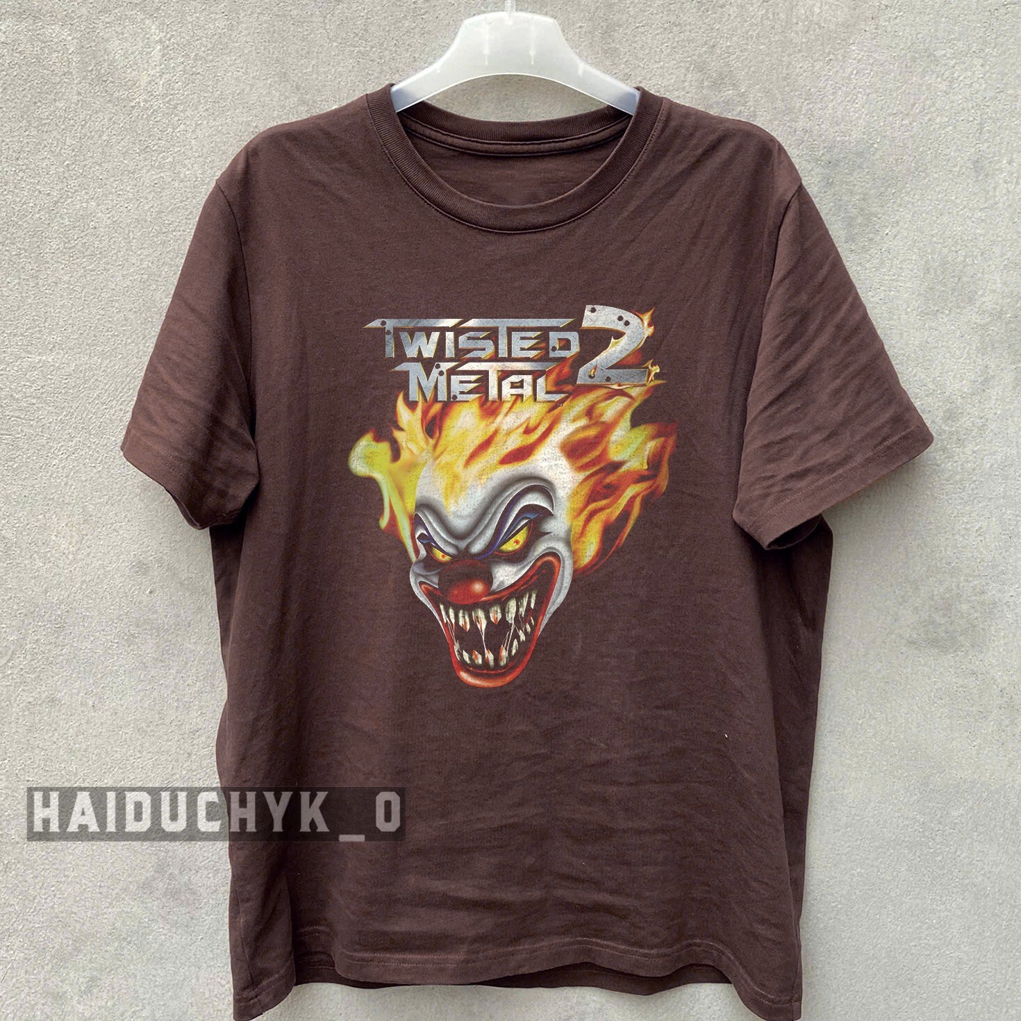 Twisted Metal II 1996 Retro Unisex Russet T-shirt Size S-5XL