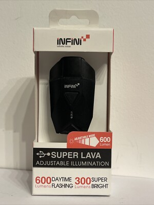 Infini Super Lava 300 /600 Lumen USB Front Light Bar Helmet I-263P  UK - Main Image
