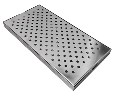 CHEF-HUB STAINLESS STEEL DRIP TRAY - BAR DRAINER FOR COMMERCIAL AND DOMESTIC USE